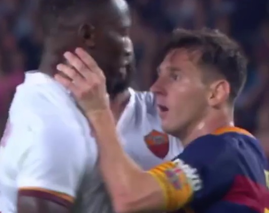 Lionel Messi choke