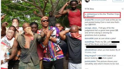 Cam Newton gang photo