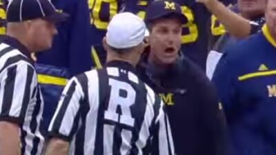Jim Harbaugh Michigan freakout