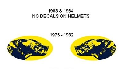 Michigan helmet sticker
