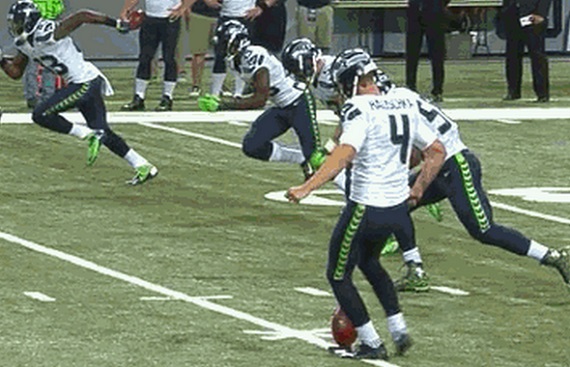 Steven Hauschka onside kick