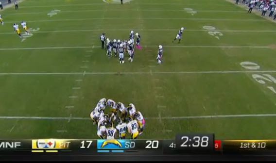 NFL admits to clock error at end of Steelers-Chargers game