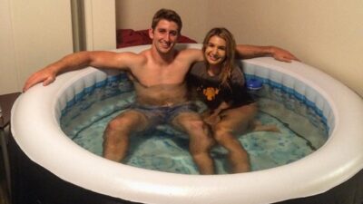 Josh Rosen hot tub