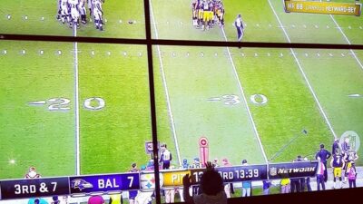 LeBron James TV screen