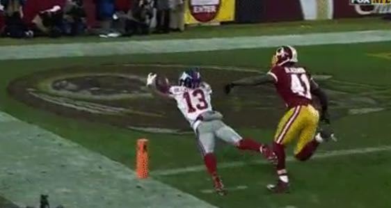 Giants' Odell Beckham Jr. makes incredible one-handed touchdown catch -  ESPN - New York Giants Blog- ESPN