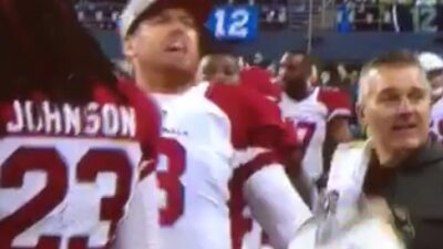 Carson Palmer crotch chop