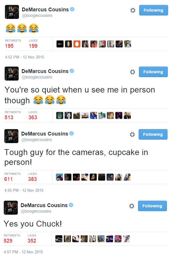 DeMarcus Cousins Charles Barkley