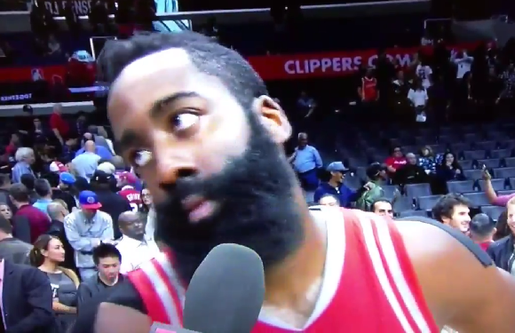 James Harden's jersey is allegedly retired at Houston strip club