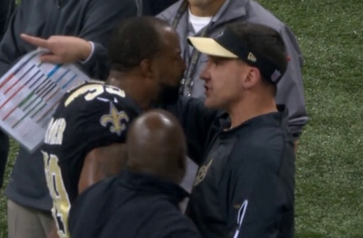 Brandon Browner gets in Dennis Allen's face (Video)