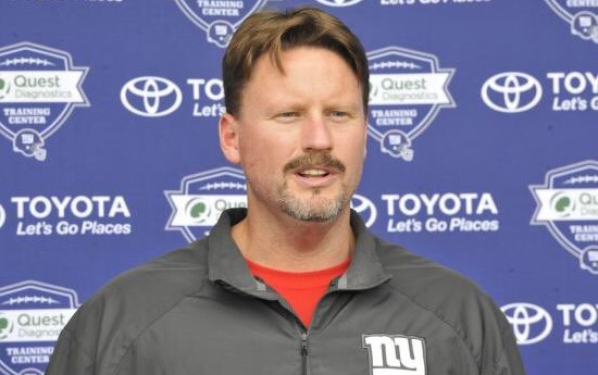 New York Giants Head Coach Ben McAdoo Sporting a New Slicked-Back Look