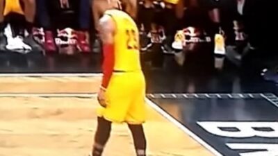 LeBron James reaction