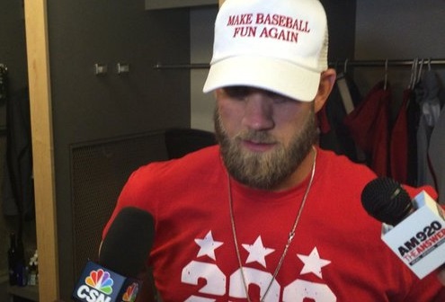 Bryce Harper and Jayson Werth recreate poster for “Step Brothers” at photo  day - Federal Baseball