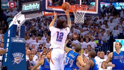 Steven Adams basket
