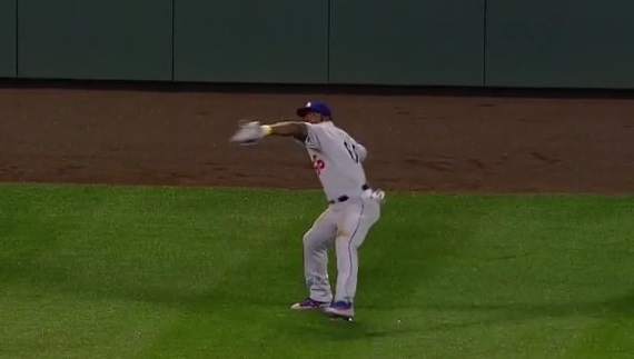 Yasiel Puig Hoses Trevor Story With Insane Throw Video Larry