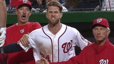 Bryce Harper angry