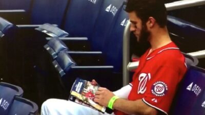 Bryce Harper look-alike fan