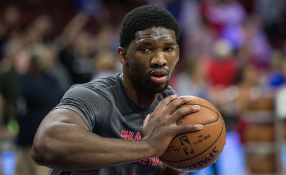 How did Joel Embiid work on his shot? 'I watched white people