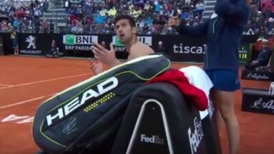 Novak Djokovic umpire