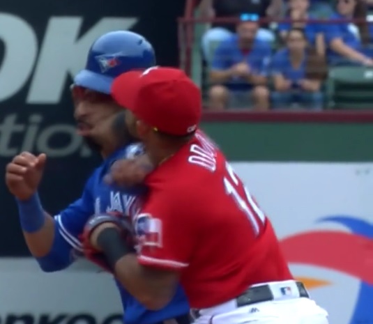 Ready to Frame Rougned Odor Vs Jose Bautista Punch Texas -  Norway