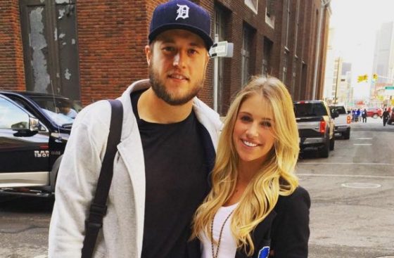 Matthew Stafford's wife Kelly makes clear statement on trade rumors Matthew Stafford's wife Kelly makes clear statement on trade rumors