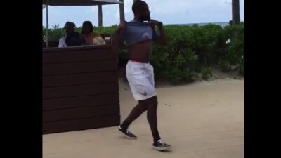 Kyrie Irving running man challenge