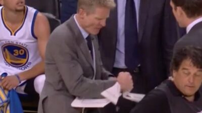 Steve Kerr clipboard