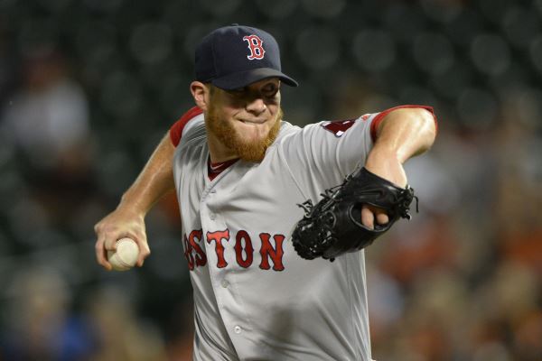 How one Red Sox pitcher decided to show his support for Craig Kimbrel's  infant daughter