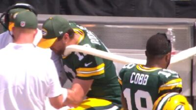 Aaron Rodgers cooling tube