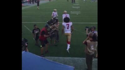 Colin Kaepernick booed