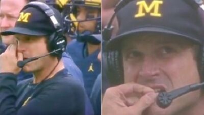 Jim Harbaugh booger