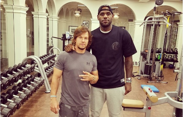 LeBron James joins Mark Wahlberg for 