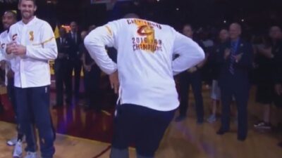 LeBron James dance