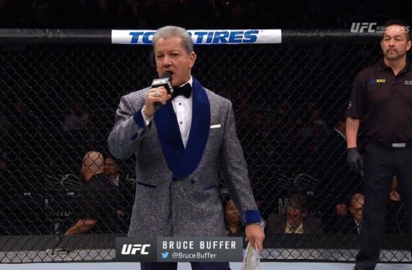 Bruce Buffer Botches Majority Draw Announcement