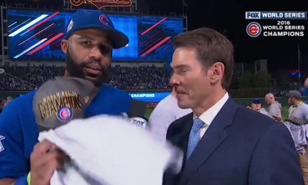 SportsCenter on X: Jason Heyward led a rain-delay meeting that changed  Cubs history.   / X