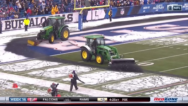 Bills-Steelers delay: Snow plows pile up rubber pellets - Sports Illustrated