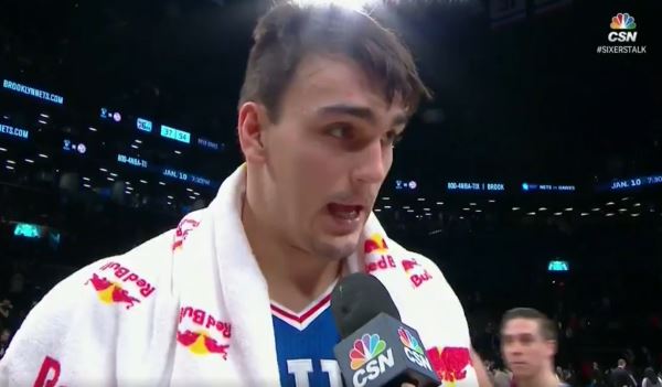76ers] Medical Update: Dario Saric has a lacerated upper lip and chipped  left central incisor (front tooth), and will NOT return : r/nba