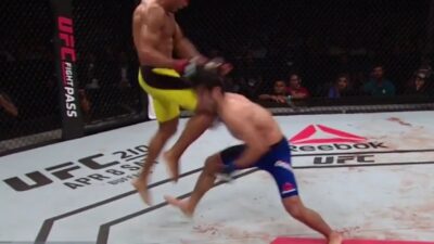 Edson Barboza knee