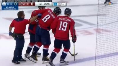 Alex Ovechkin hit