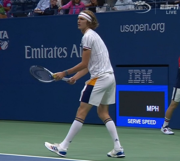 Tennis Player Sascha Zverev Wears Old School Outfit Designed By Pharrell