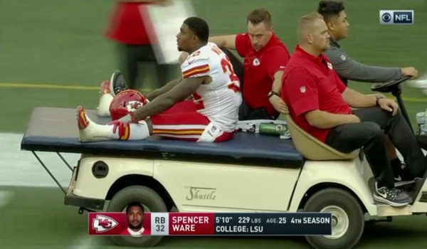 Julian Edelman and Spencer Ware's injuries show how dangerous the