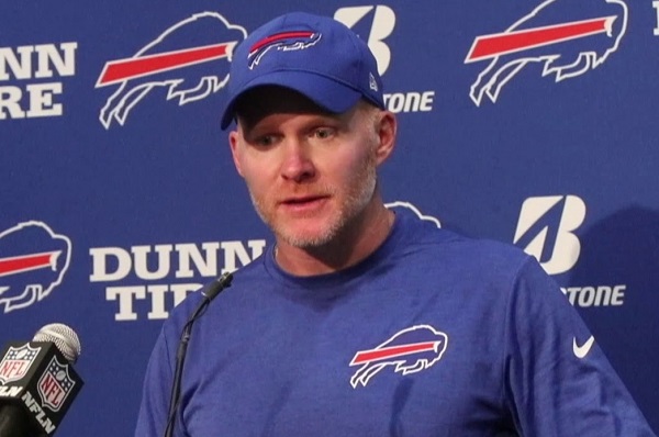 Watch: Sean McDermott barked at Patriots staffers who were watching Bills  warmups