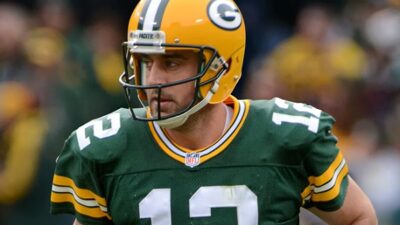 Aaron Rodgers in uniform