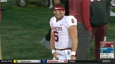 Baker Mayfield crotch