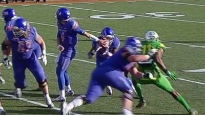 Boise State statue of liberty