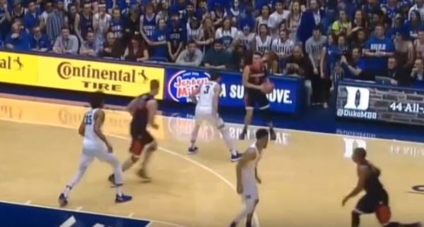 Grayson Allen at center of another tripping controversy during Duke-UNC III