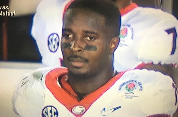 Ring of 2018 Sony Michel #1 Georgia Bulldogs Football Rose Bowl Champions