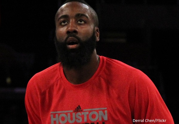 Photo: James Harden's Pregame Outfit For Rockets-Warriors Going