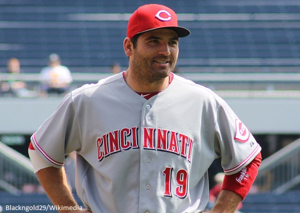 Picture of Joey Votto at today's workout. : r/baseball