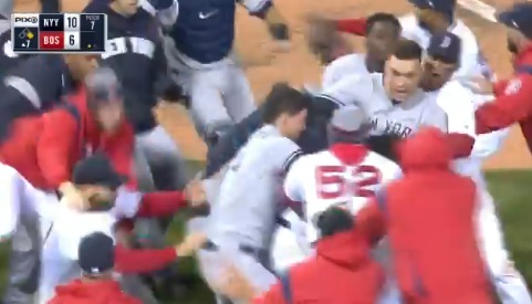 Yankees Red Sox fight