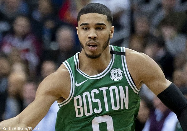 Jayson tatum hot sale no shirt